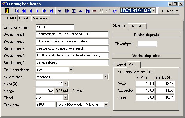 Leistungsstamm